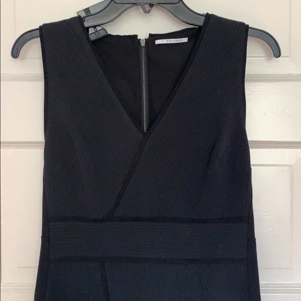 Tahari black dress